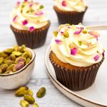 Rose & Pistachio Cupcakes