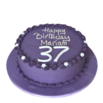 Purple Birthday Cake