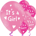 It's a Girl Balloons