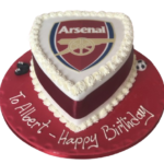Arsenal Badge Cake
