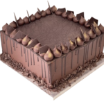 Ultimate Chocolate Drip Square Cake