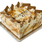 Caramelised Biscoff Square Cake