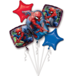 Spider Man Balloon Cluster