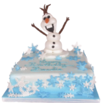 Frozen Olaf Birthday Cake