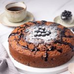 Low Carb Blueberry Yogurt Cake